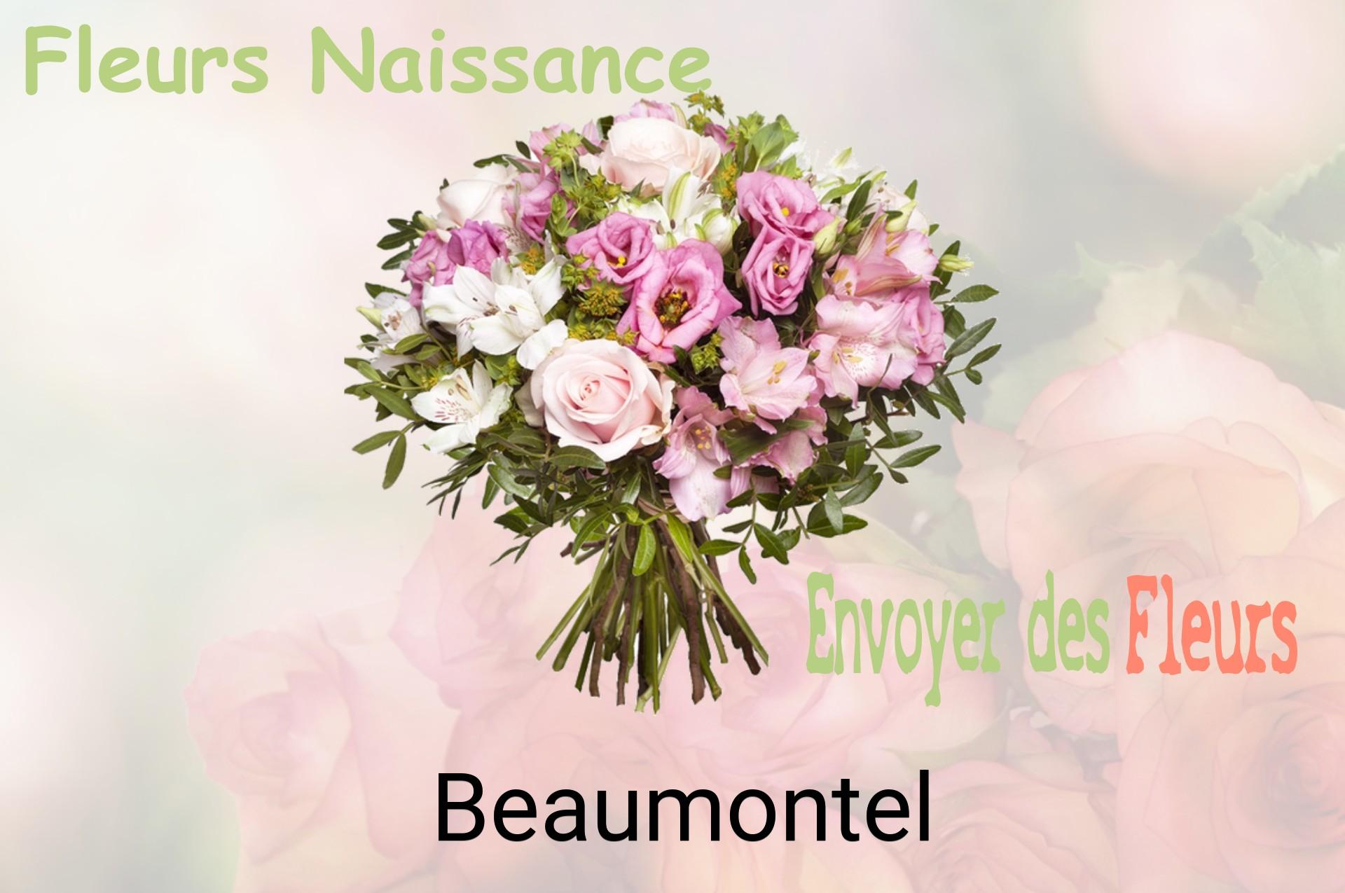 Bouquet de fleurs de naissance livré à Beaumontel